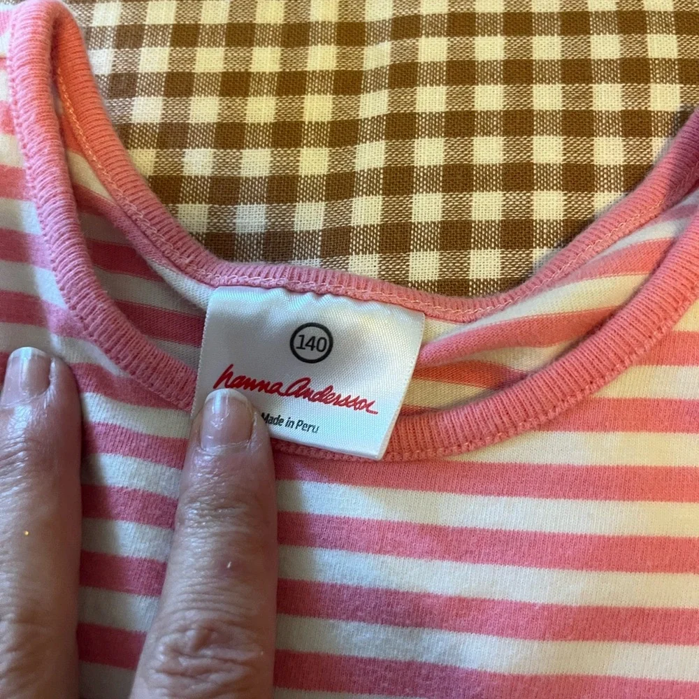 Bundle Hanna Andersson Pink and Green Floral Dress - Picture 3 of 3